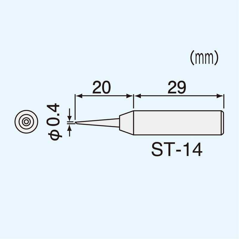 Soldering Iron Tip ST-14 for Engineer SK-30 Series