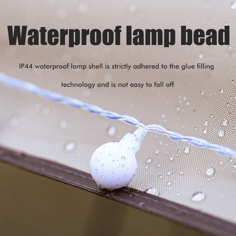 Outdoor String Lights Waterproof USB Charging Patio Lights Hanging Decor