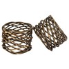 ITOS365 Handmade Round Mesh Napkin Rings Holder Dinning Table Parties