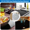 [UPGRADE] 10" W11517959 W10275048 Dual Radiant Surface Element W10350485,AP7012212, W10823729,W10169799