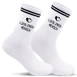 BOYATONG Favourite Person Gift Socks 36-41, Gift for Girlfriend Birthday Best Friend Anniversary Partner Women Christmas Valentine's Day Gift Ideas