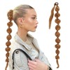 NICENEEDED Ponytail Extension for Women, 30 Inch Long Braided Wrap