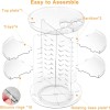 Jiavarry Rotating Makeup Organizer, DIY 8 Adjustable Layers Spinning Skincare