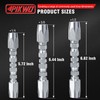 PIKWO 3Pcs Hydraulic Hose Field Repair Kit,1/4", 3/8", 1/2" Inner