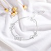 Belons Women's Bracelet 925 Sterling Silver Bow Charm Bracelet Girls