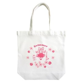 Morisaka Global SWIMMER Tote Bag, Magical Strawberry, 14.2 x 4.3 x 14.2 inches (36 x 11 x 36 cm), Miscellaneous Goods, Cute, Swimmer