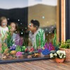 JarThenaAMCS Large Summer Window Clings Ocean Themed Seaweed Coral Window