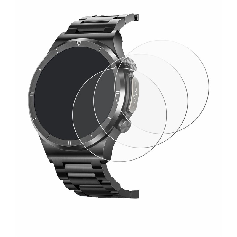 Savvies Pack of 6 Screen Protectors for Powerwill Smartwatch 1.39