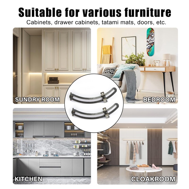 Flap Fitting Flap Support Hinges Cabinet Folding Hinge - Pack
