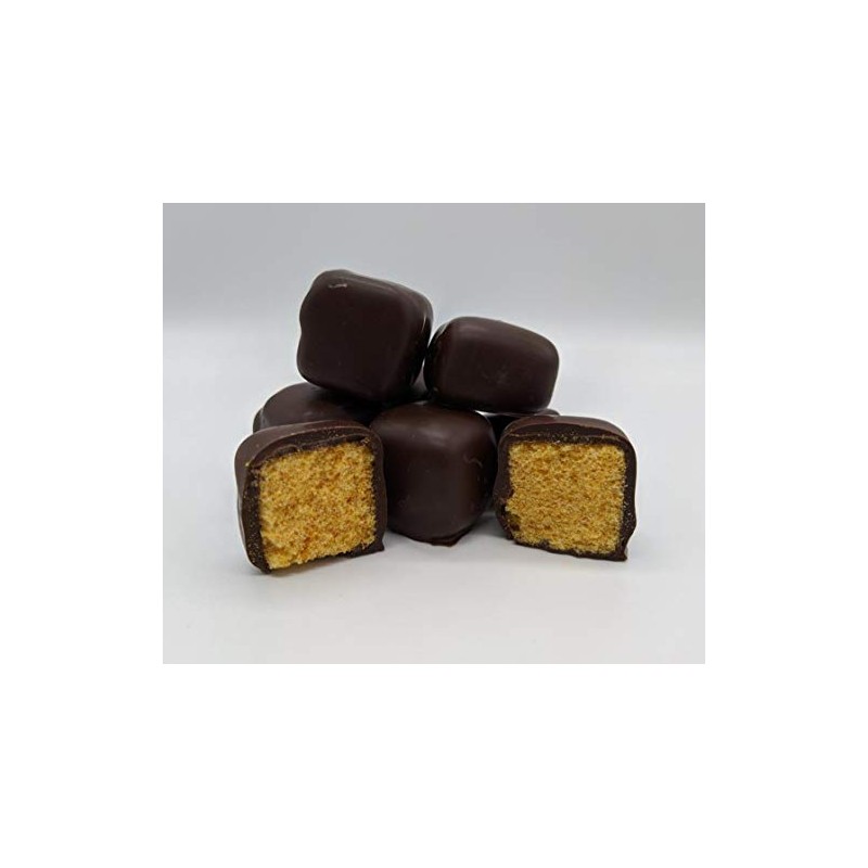 Oliver's Sponge Candy - Dark Chocolate, 1 pound