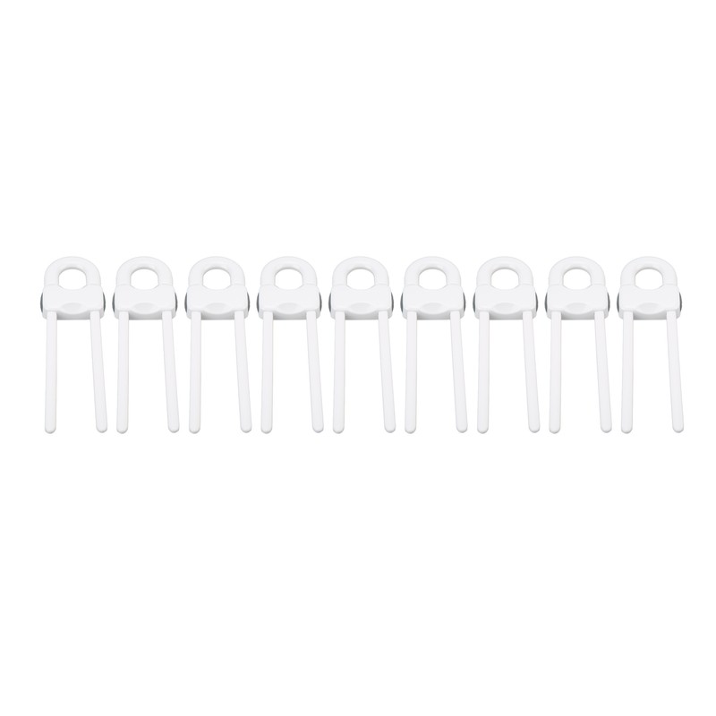 12PCS U Shaped Child Locks Safety Cabinet Childproof Latches for