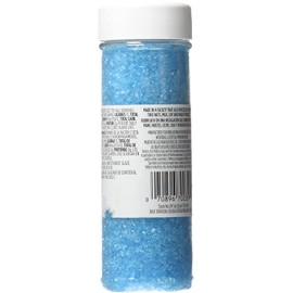 Wilton Sparkling 5.25 oz Sugar Food Decorative- Blue