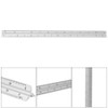 Regla de escala arquitectónica de 12 pulgadas Regla de arquitecto