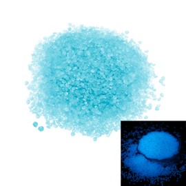 Yuqilin Luminous Stones, Pack of 10,000 Decorative Stones, Garden Luminous Stones, Garden Pebbles, Fluorescent Stones, Vases, Decoration, Pond Decoration, Aquarium, Fountain Decoration (Blue)