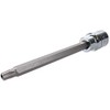 T30 3/8" Drive Extra Long 110mm Tamperproof Tamper Torx Star