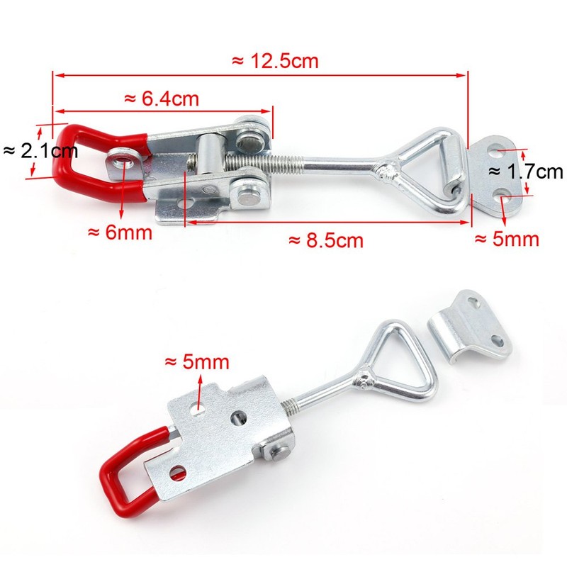 Tanice 4PCS Adjustable Toggle Clamp 180kg 400Lbs Holding Capacity Hasp