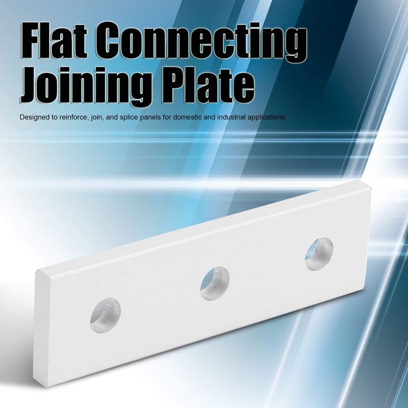10pcs Flat Mending Plates, Straight Braces Aluminum Heavy Duty Mending
