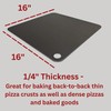 ThermiChef 16" by 16" Pizza Steel (1/4" Thickness) - Multipurpose