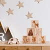 6 Pcs Large Woodland Animals Nursery Decor Wooden Blocks, 2.36