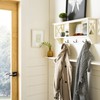 Safavieh Home Collection Freya White Hanging Storage Wall Coat Rack,