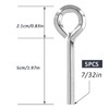 Litoexpe 5 Pcs 7/32 Inch Hex Dogging Key with Loop