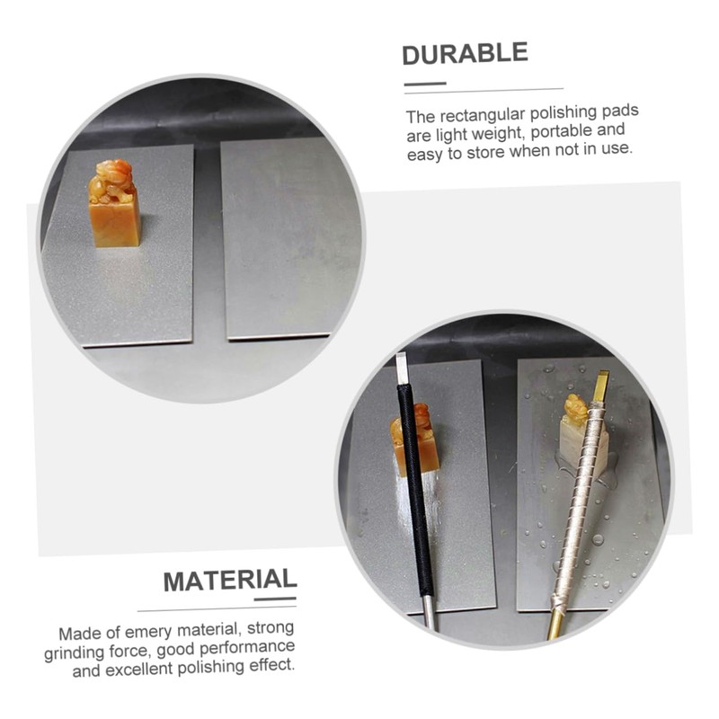 Gadpiparty 2 Pcs Jade Polishing Tools Grinding Pads for Agate