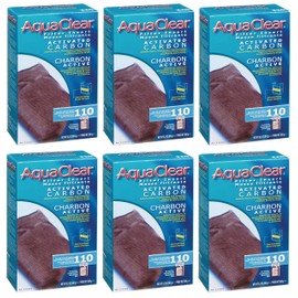(6 Pack) Aquaclear 110 Activated Carbon Insert