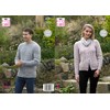 King Cole 5344 Knitting Pattern Mens Womens Sweater Cardigan in