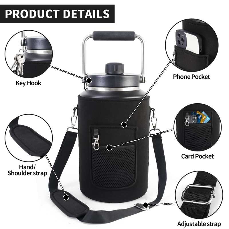 1 Gallon Jug Holder Compatible with Yeti/RTIC One Gallon Jugs,
