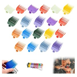 20pcs Peines Guía Aumentos Niveles Para Maquina Colores