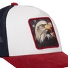Hatfield Trucker Cap Animal Patch Animal Motif Trucker Cap, Eagle