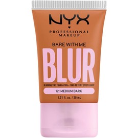 NYX Professional Makeup, Bare With Me Tint Blur, Base Rostro, Medium Dark