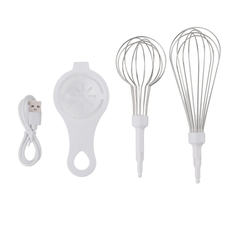 Electric Egg Beater 800mah Rechargeable Cordless Hand Blender Efficient Handheld