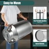 Milk Can, 60 Liter Milk Jug - Durable Stainless Steel,