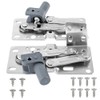 LD-0220-50SC Soft Close Pivot Hinges Pair of Self Closing Cabinet