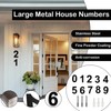 LUCKNIGHT House Numbers, Large Metal House Numbers, Floating Door Number,