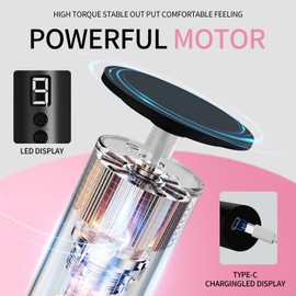 Electric Foot File, 9-Speed Adjustable Professional Callus Remover with 2-in-1 Head, 360° Rotating Foot Scrubber (Black)