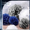 Lightingsky - 10 pompones de papel para decoración del hogar,