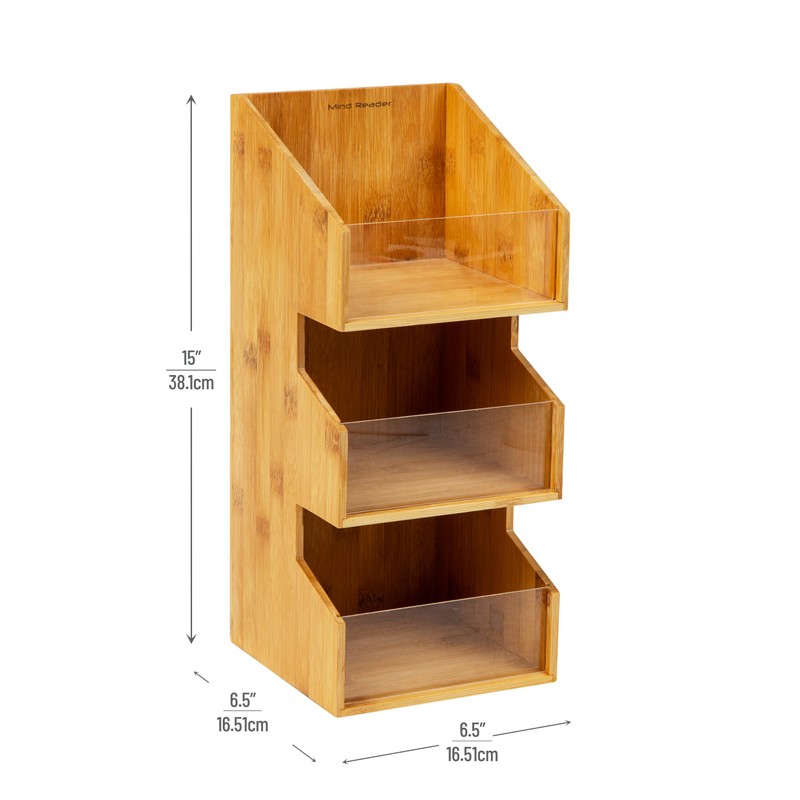 Mind Reader Coffee Condiment Station, Countertop Organizer, Coffee Bar, Rayon