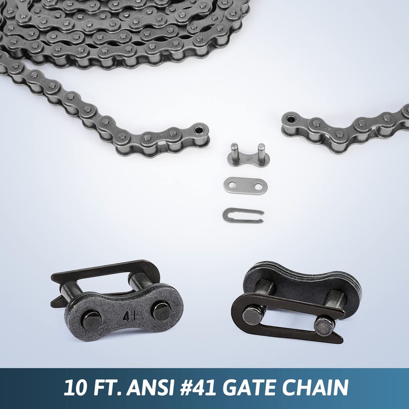 CO-Z #41 Roller Chain for Electric Gate Openers with 2
