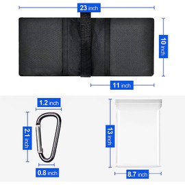 EMART Heavy Duty Sandbag, 2 Packs Weight Bags Photo Studio Saddlebag Design for Photography Stand Light Stand Tripod, Outdoor Patio, Sports, Photo Sets, Film Sets, Live Productions