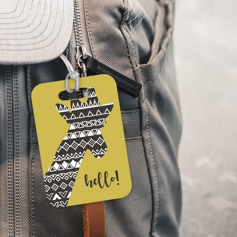 LT036 Hello Novelty Funny Unique Designer Gift Glossy Plastic Suitcase