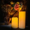 4 x 10 Inch Led Flameless Candles Outdoor Waterproof Battery