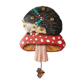 Enesco Allen Designs Hank The Hedgehog Wall Clock, 11.22 Inches