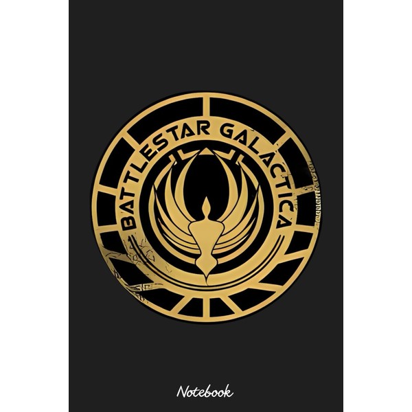 Battlestar Galactica Patch Notebook: Blank Notebook College Ruled Lined Journal