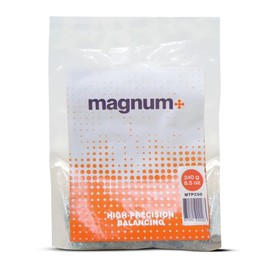 Magnum+ Tire Balancing Beads for Trucks, Trailer, Motorcycles, Off-Road Vehicles – TPMS Compatible Tempered Glass Wheel Balance Beads – 8.5oz/240g