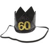Gadpiparty 1Pc crown birthday hat 60th birthday king crown for