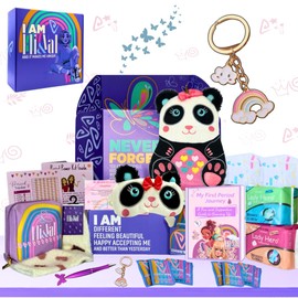 First Period Kit Gift for Girls 9-12 - Period Starter Kit for Tweens 10-12 - Essentials for Teens & Preteens - Period Packs for Young Girls First time (Panda)