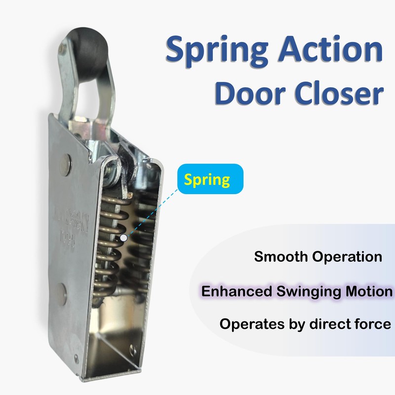Kason 1095 Spring Action Door Closer for Heavy Walk-in Coolers/Freezers