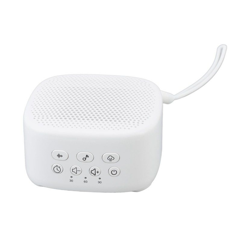 Sleep Sound Machine Intelligent Timing Adjustable Volume USB Charging White
